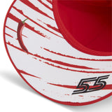 Cappellino Carlos Sainz 55 Puma per la Scuderia Ferrari  Joshua Vides Las Vegas