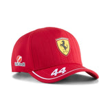 Cappellino Bambino Ragazzo Lewis Hamilton 44 Scuderia Ferrari HP Team F1 2025 - F1Monza