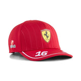 Cappellino Bambino Ragazzo Charles Leclerc 16 Scuderia Ferrari HP Team F1 2025 - F1Monza