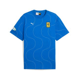 T-shirt Scuderia Ferrari Monza 2025 Tributo Niki Lauda Blu - F1Monza