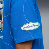 T-shirt Scuderia Ferrari Monza 2025 Tributo Niki Lauda Blu - F1Monza