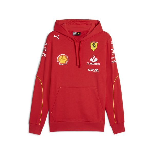 Felpa Hoodie Scuderia Ferrari f1 Team Sponsor 2024 Santander