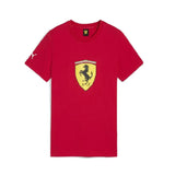 T-shirt Ferrari Puma bambino ragazzo Scudetto grande - F1Monza