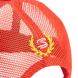 Cappellino Ayrton Senna Senninha Trucker Rosso - F1Monza