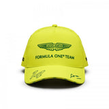 2024 Cappellino Fernando Alonso 14 Aston Martin Racing F1 Team Cognizant  Adulto giallo