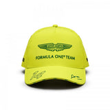 2024 Fernando Alonso 14 Aston Martin Racing F1 Team Cognizant Cap Yellow Adult