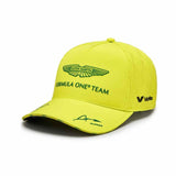 2024 Fernando Alonso 14 Aston Martin Racing F1 Team Cognizant Cap Yellow Adult