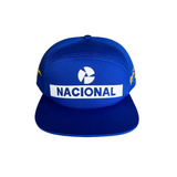 Cappellino Iconico Ayrton Senna 1984 National visiera piatta con Borsa