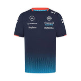 T-shirt Williams Racing Team Mens Tee Navy 2024