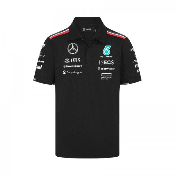 Polo Mercedes AMG Petronas F1 Team sponsor 2024 nera