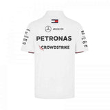 Polo Mercedes AMG Petronas F1 Team sponsor 2024 bianca