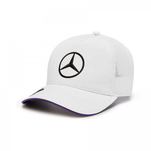 Cappellino Lewis  Hamilton 44 Mercedes AMG Petronas F1 2024 Bianco
