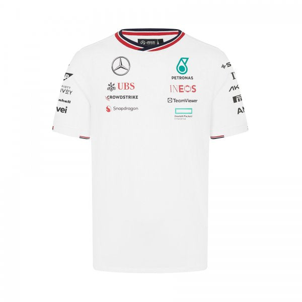 T-shirt Mercedes AMG Petronas F1 Team 2024 bianca