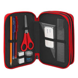 Astuccio 3 Zip Scuderia Ferrari con scomparti assortiti - F1Monza