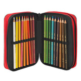 Astuccio 3 Zip Scuderia Ferrari con scomparti assortiti