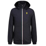 Giacca Antivento Ferrari zip tricolore nera - F1Monza