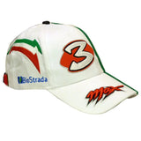 Cappellino Max Biaggi Aprilia Bianco e Rosso - F1Monza