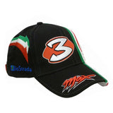 Cappellino Max Biaggi Aprilia Nero e Rosso - F1Monza