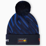 Cappellino Pon Pon Beanie Oracle Red Bull Racing blu navy Max Verstappen n1