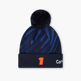 Cappellino Bambino Pon Pon Beanie Oracle Red Bull Racing blu navy Max Verstappen n 1 - F1Monza