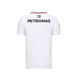 Mercedes AMG Petronas F1 Team sponsor 2020 white polo shirt