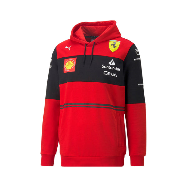 Felpa Hoodie Scuderia Ferrari f1 Team Sponsor 2022 Santander