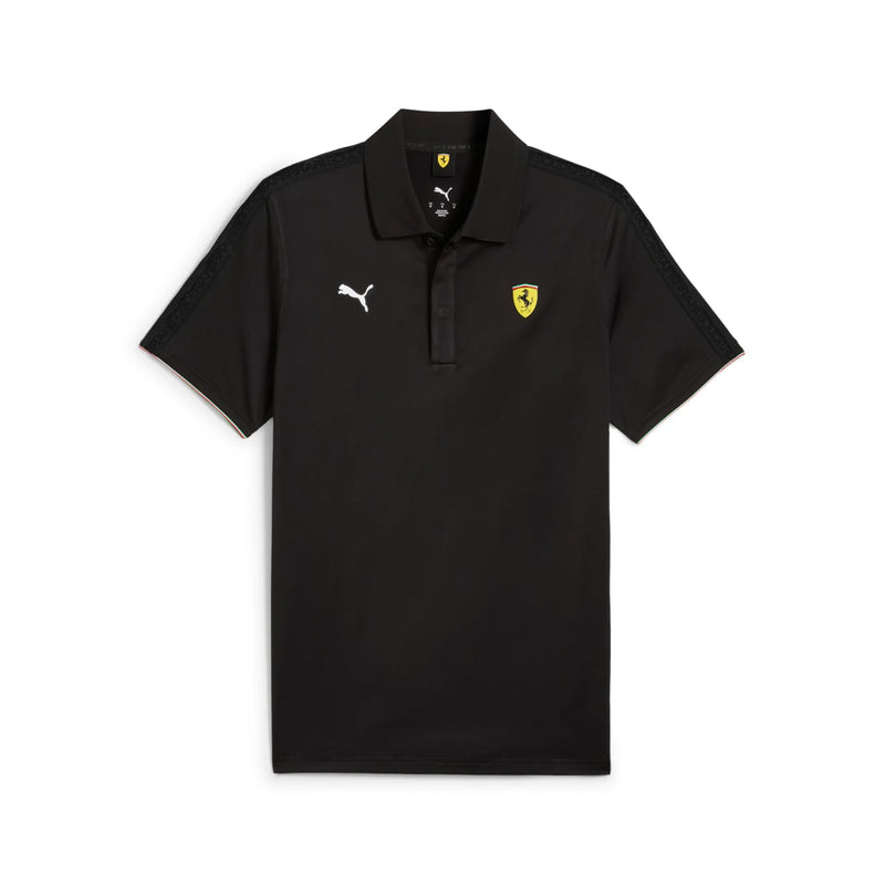 Polo Ferrari Race Cloudspun Nera Corsa Banda Spalle