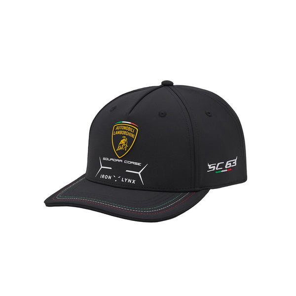 Lamborghini Squadra Corse travel cap with white visor