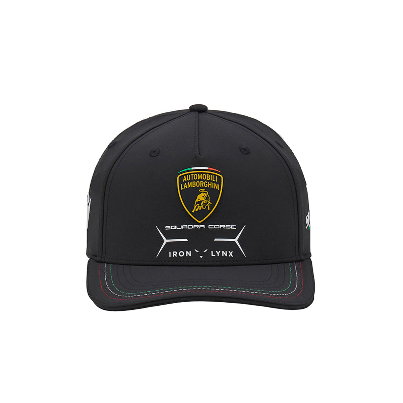 Lamborghini Squadra Corse travel cap with white visor