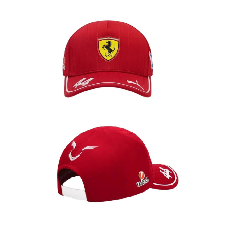 PRE ORDER Cappellino Adulto Lewis Hamilton 44 Scuderia Ferrari HP Team F1 2025