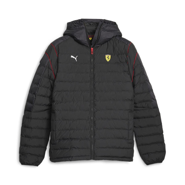 Giacca Piumino Leggero Ferrari Race T7 NERO