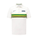 Ayrton Senna Polo a righe Brasile