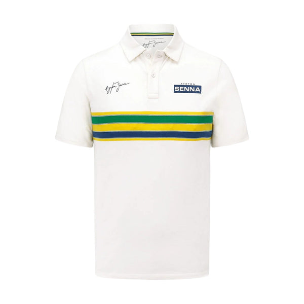 Ayrton Senna Polo a righe Brasile