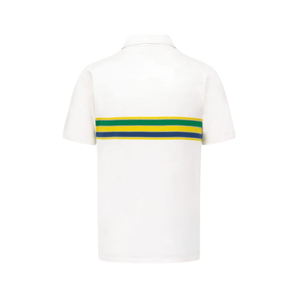 Ayrton Senna Polo a righe Brasile