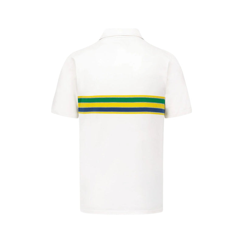Ayrton Senna Polo a righe Brasile