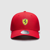 Cappellino Bambino Ragazzo Classico Ferrari Scudetto rosso