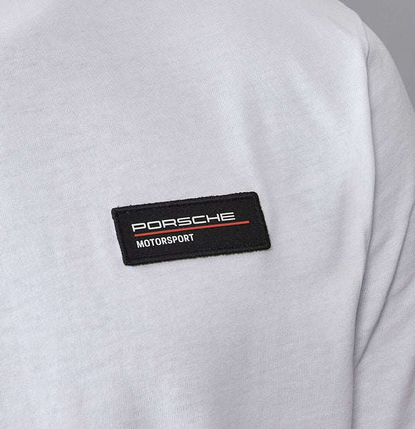 T-shirt Porsche Motorsport logo bianca
