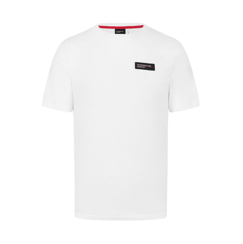 T-shirt Porsche Motorsport logo bianca