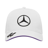 Cappellino Lewis Hamilton #44 Mercedes AMG Petronas Trucker Bianco