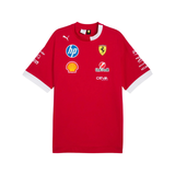 T-shirt adulto Scuderia Ferrari Driver HP F1 team Replica Sponsor 2025