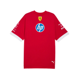 T-shirt adulto Scuderia Ferrari Driver HP F1 team Replica Sponsor 2025