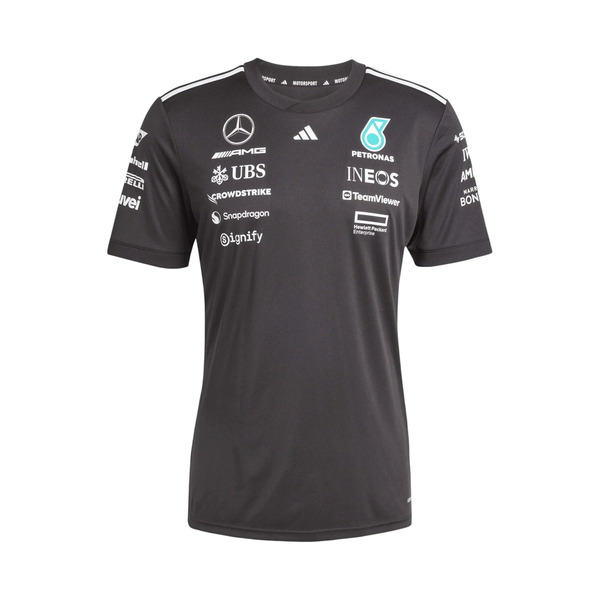 T-shirt Mercedes AMG Petronas F1 Team 2025 nera