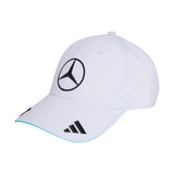 Cappellino George Russell 63 Mercedes AMG Petronas F1 2025 bianco