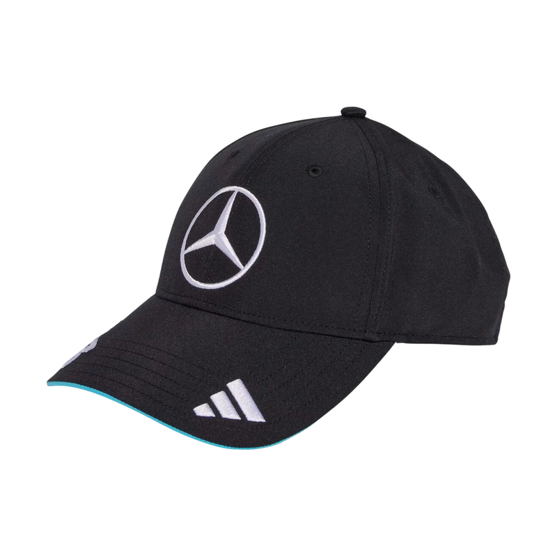 Cappellino George Russell 63 Mercedes AMG Petronas F1 2025 nero