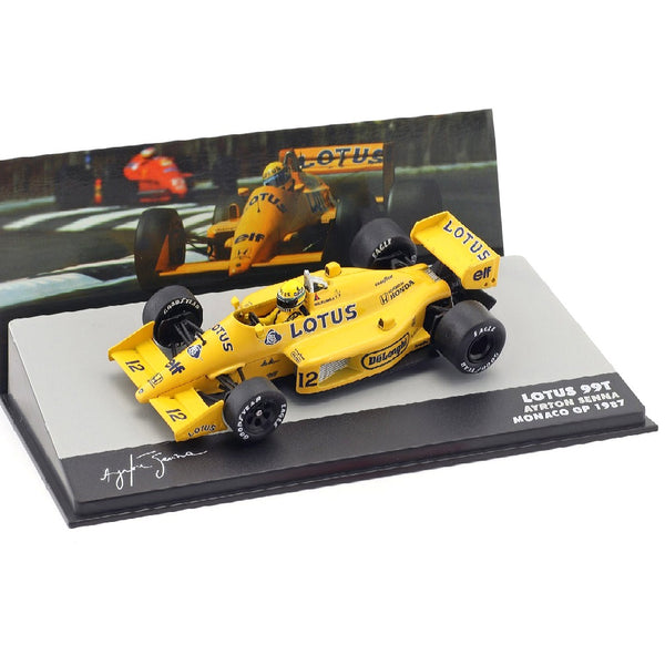 Ayrton Senna Lotus 99T N. 12 vincitore Monaco GP F1 1 1987 1/43
