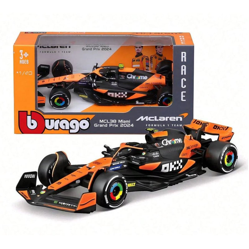 McLaren F1 1/43 Burago MCL38 Miami GP 2024 Lando Norris #4