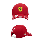 PRE ORDER Cappellino Adulto Charles Leclerc 16 Scuderia Ferrari HP Team F1 2025