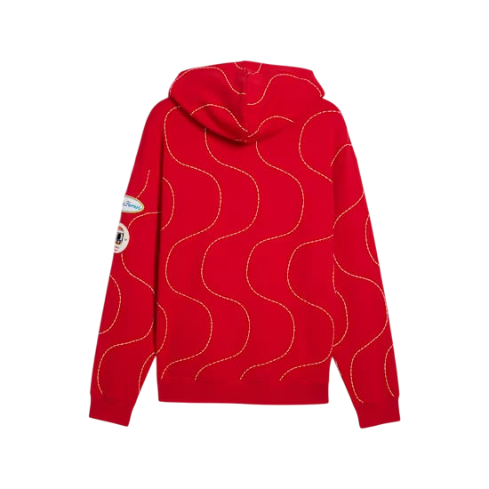Felpa Hoodie Scuderia Ferrari Monza 2025 50th Niki Lauda Rosso