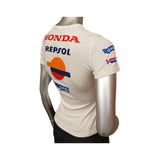 Offerta T-shirt donna Repsol Honda bianca