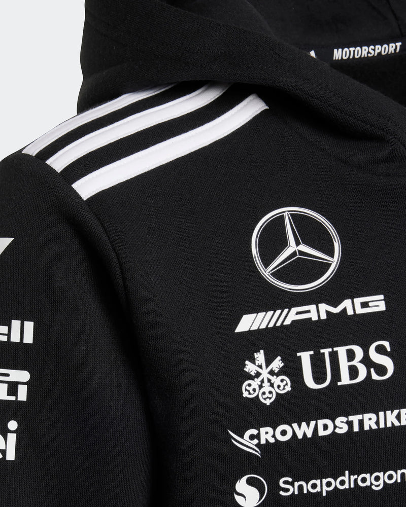 Felpa Hoodie AMG Mercedes Petronas F1 Team 2025 nera  Adidas